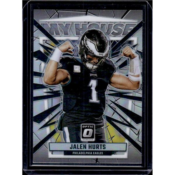 Jalen Hurts My House Holo Prizm 2023 Optic #10
