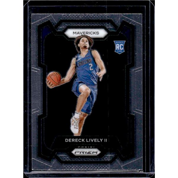 Dereck Lively Panini Prizm Rookie Card #163