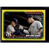 Image 1 : New York Power Aaron Judge 2024 Topps Yellow Border #315