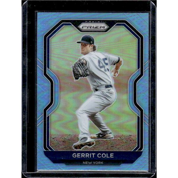 Gerrit Cole Carolina Blue Prizm 2021 Prizm #77