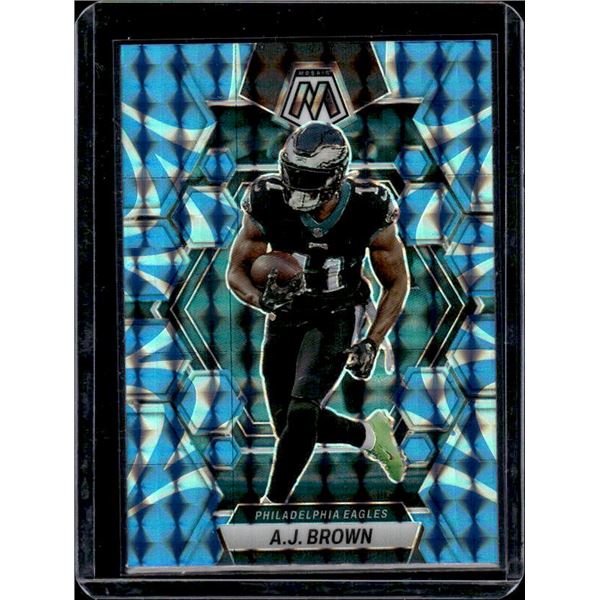 Aj Brown Blue Reactive Prizm 2023 Mosaic #193
