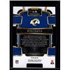 Image 2 : Puka Nacua Red/Yellow Prizm Die-Cut RC 2023 Select #56