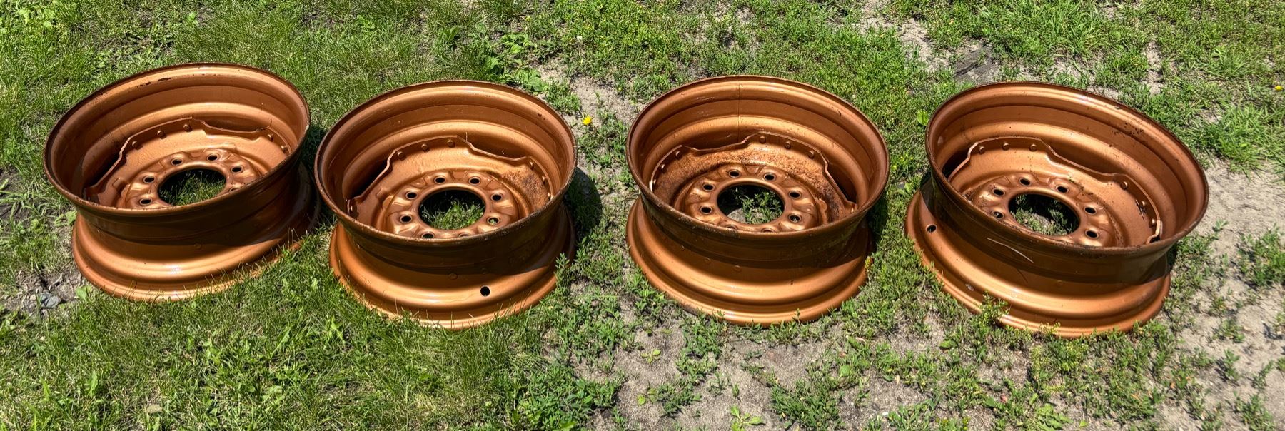 COPPER COLORED 8-IN X 17.5-IN 8-LUG RIMS