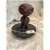 9” Wood African Doll