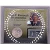 Image 1 : John F. Kennedy Bicentennial Coin(1976) & Stamp(1964) Collection