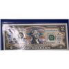 Image 1 : 2003 USA Yellowstone National Park Colorized $2 Bill Serial No.D12145184A