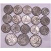 Image 1 : USA Silver Half Dollar (40%, 11.2g) and Dollar Coins (40%, 22.5g)