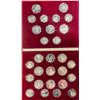Image 1 : 1980 USSR Moscow Olympic 13th Olympiad Set 28 Coins 90% Silver 20.805 Troy Ounces