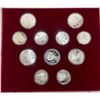 Image 2 : 1980 USSR Moscow Olympic 13th Olympiad Set 28 Coins 90% Silver 20.805 Troy Ounces