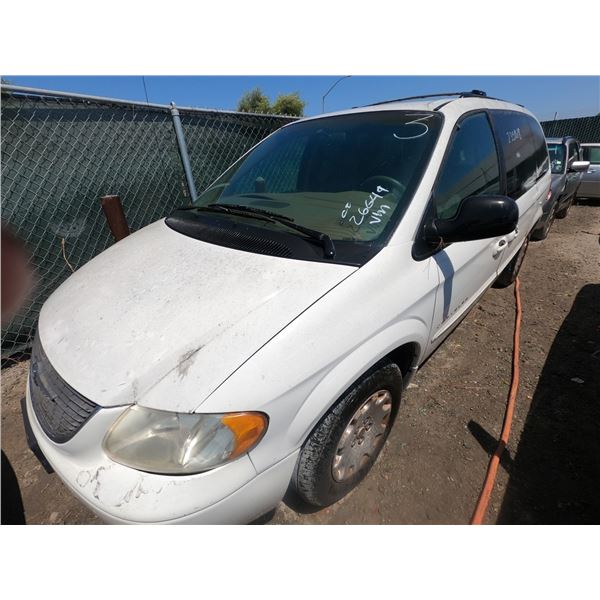 CHRYSLER TOWN & COUNTRY 2001 T-DONATION