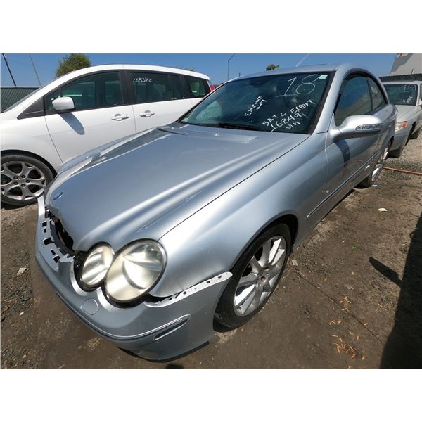 MERCEDES CLK350 2007 SALV CERT/EXP/DON