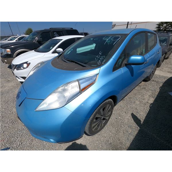 NISSAN LEAF 2015 T-DONATION