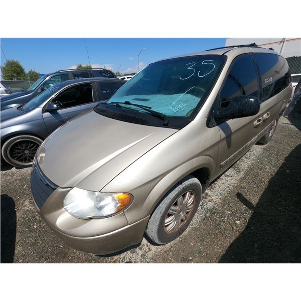 CHRYSLER TOWN & COUNTRY 2005 JUNK RECEIPT-DONATION