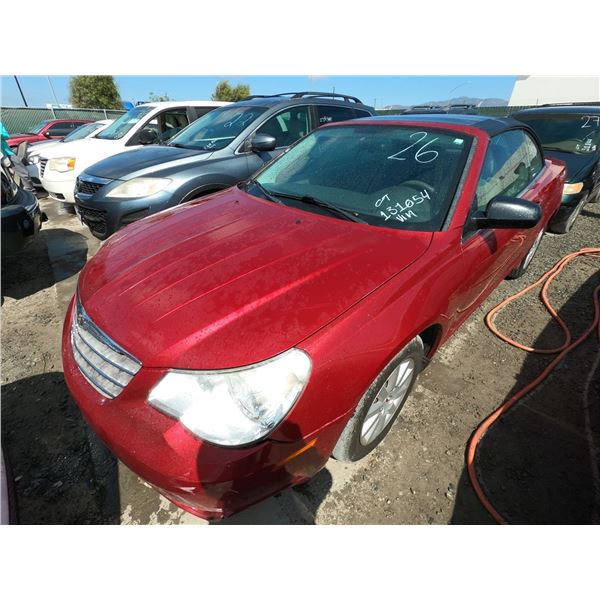 CHRYSLER SEBRING 2008 T-DONATION