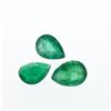 Image 1 : 2.87 ctw Pear Cut Natural Emerald Parcel
