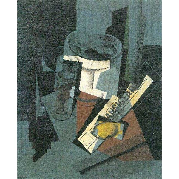 Juan Gris - Still Life With Newspaper