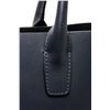 Image 6 : Mansur Gavriel Navy Blue Leather Triangle Handbag