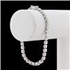Image 3 : 8.03 ctw Diamond 14K White Gold Tennis Bracelet