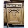 Image 7 : Large Decorative Hardwood China Hutch 85.5Wx24Dx85H with Lighting and Keys