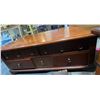 Image 5 : Hardwood Coffee Table with Drawers 47Wx27Dx20H