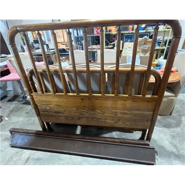 Full/Double Bed Frame includes Headboard, Footboard & Rails 79Lx57Wx 56H (HB) 41H (FB)