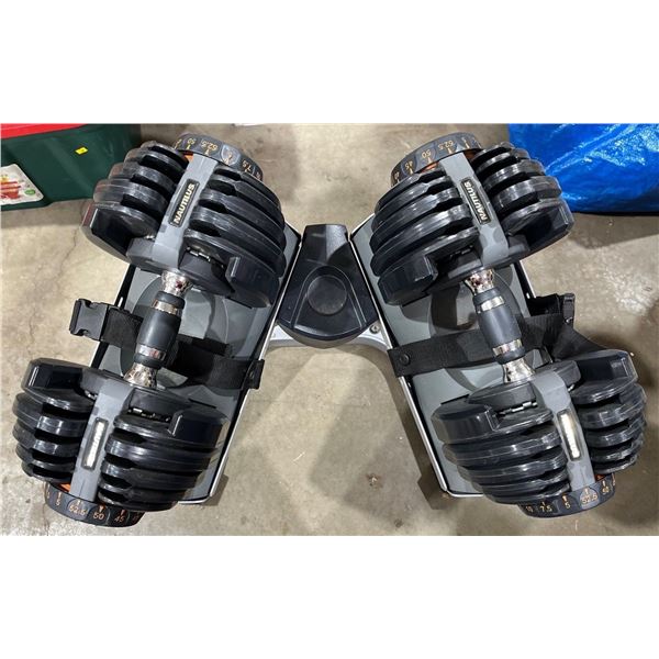 Nautilus Adjustable Weights Set 5-52.5lbs