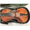 Image 2 : Violin includes Case and Horsehair Bow - needs to be restrung