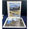 Image 1 : John Stone, Barrier Mountain Trail & Cabin in the Pines Prints