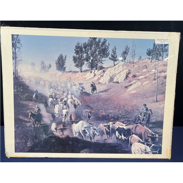 John Stone, Move 'Em Out! Print