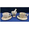 Image 1 : Stone Cups & Saucers, Mortar & Pestle, Made in Afghanistan