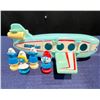 Image 1 : Vintage 1983 Smurf Air Airplane plus figures