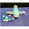 Image 2 : Vintage 1983 Smurf Air Airplane plus figures