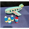 Image 3 : Vintage 1983 Smurf Air Airplane plus figures
