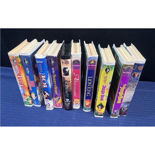 Collection of mostly Disney VHS