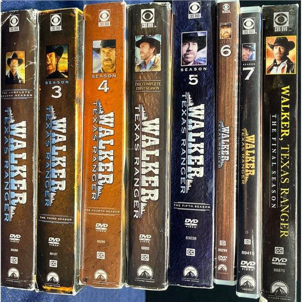 8 Seasons of Walker Texas Ranger on DVD