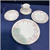 Image 1 : One Place Setting of Premiere April Rose China