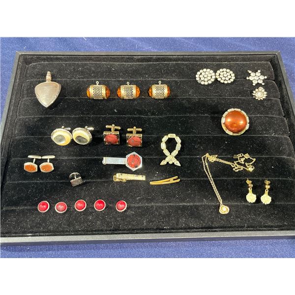 Pendants, Cufflinks, Earrings, Tie Clips, Necklace, Clip-on Sunglasses, etc.