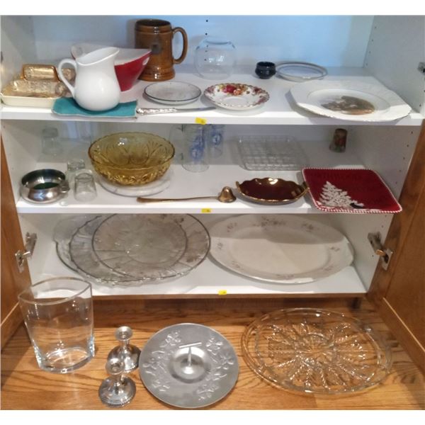 Various Plates (Ceramic and Crystal)