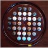Image 1 : Wooden and Marble Chinese Checkers