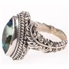 Image 2 : 3.0CT MARQUISE MYSTIC TOPAZ STERLING SILVER RING
