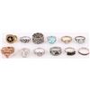 Image 1 : STERLING SILVER ASSORTED COLLECTIBLE LADIES RINGS