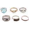 Image 3 : STERLING SILVER ASSORTED COLLECTIBLE LADIES RINGS