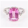 Image 1 : 3.0CT PINK SAPPHIRE 10K GOLD LADIES RING
