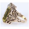 Image 2 : 19CT LEMON QUARTZ LADIES RING IN 10K YELLOW GOLD