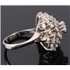 Image 4 : ~2.43CTW DIAMOND 14K WHITE GOLD COCKTAIL RING