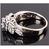Image 2 : 1.0CTW DIAMOND 14K WHITE GOLD LADIES BRIDAL RING