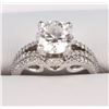Image 1 : 2.03 CT BRILLIANT RND. LAB DIAMOND BRIDAL SET