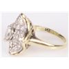 Image 1 : 0.48CTW DIAMOND 14K YELLOW GOLD LADIES RING