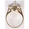 Image 2 : 0.48CTW DIAMOND 14K YELLOW GOLD LADIES RING