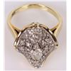 Image 3 : 0.48CTW DIAMOND 14K YELLOW GOLD LADIES RING